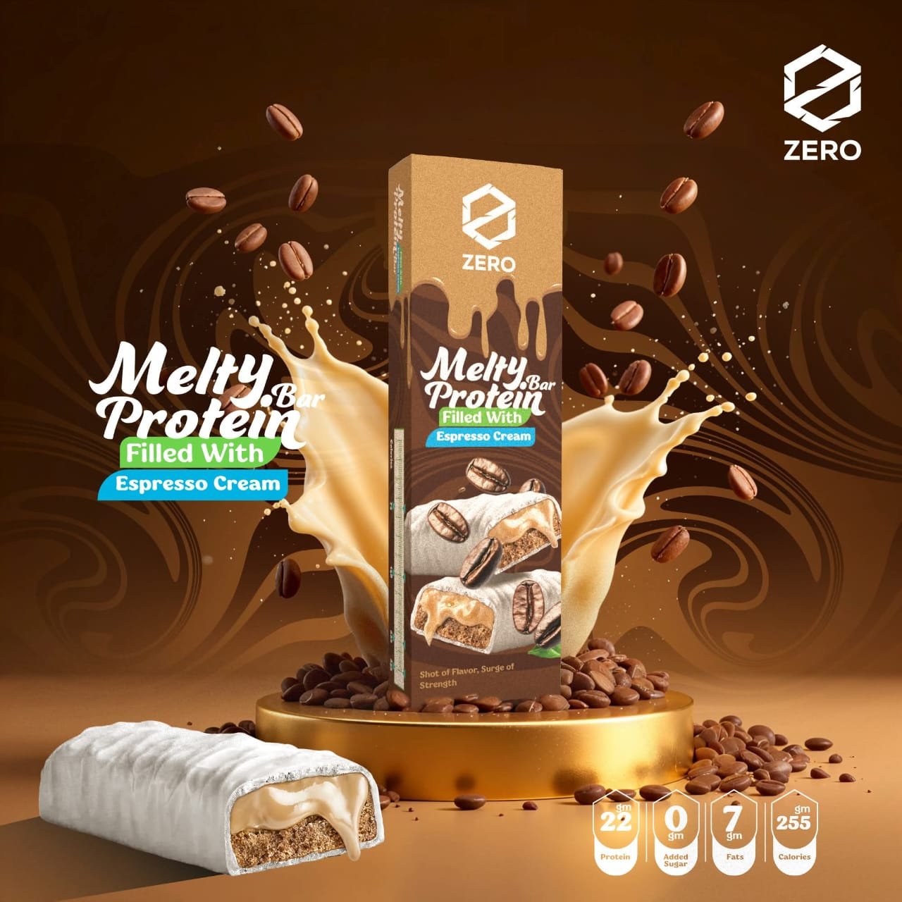 WhatsApp Image 2025-11-20 at 12.56.45 PM (2) (50g )ميلتي بروتين بار بكريمة الأسبريسو - الصورة 1